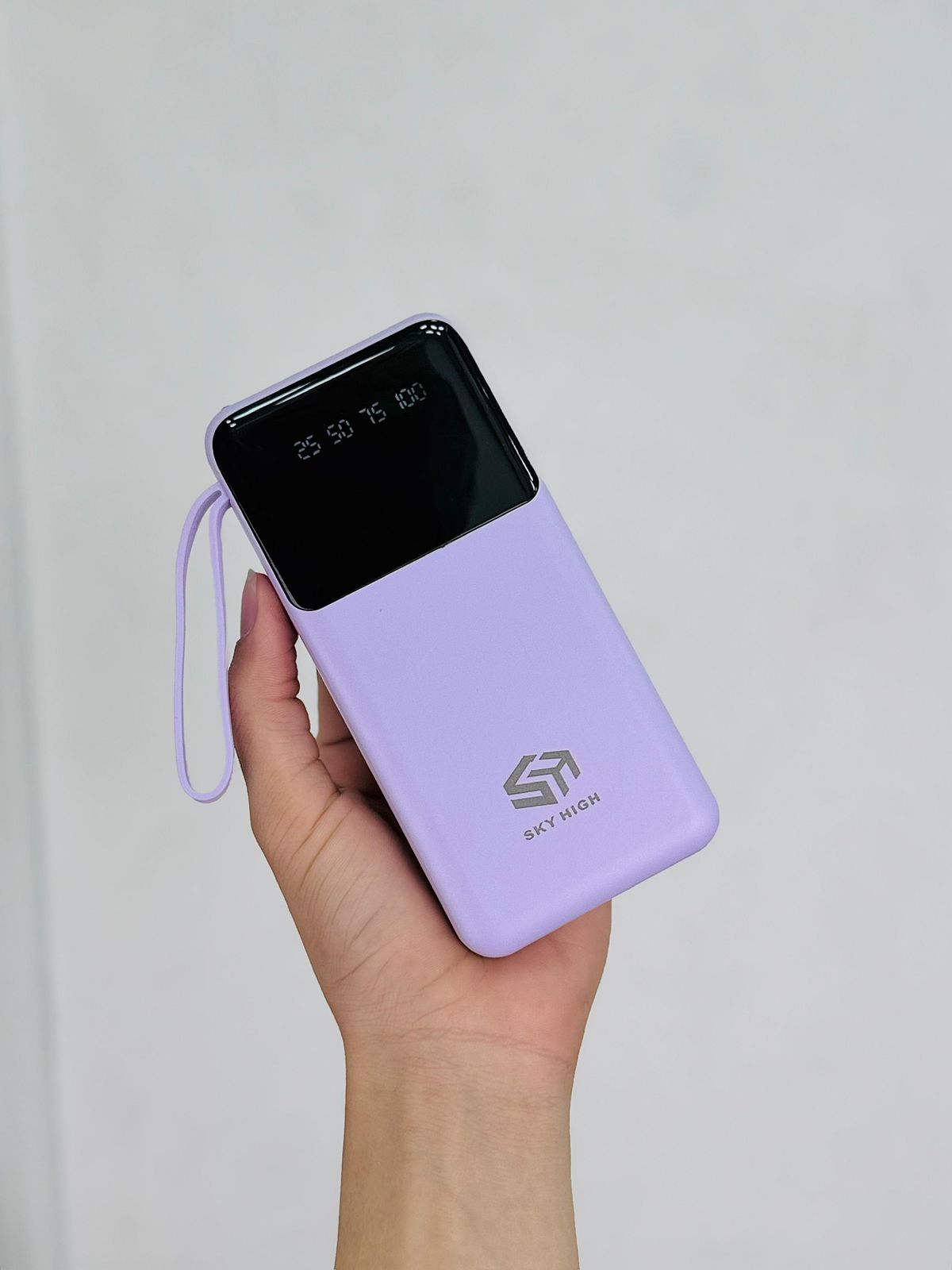 BATERÍA PORTÁTIL MORADO Sky Hight Power Bank 40000 mAh 